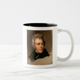 Caneca De Café Em Dois Tons Andrew Jackson