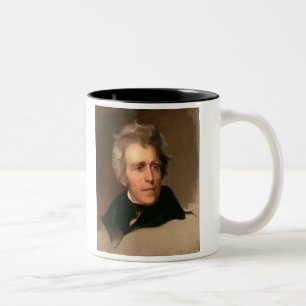Caneca De Café Em Dois Tons Andrew Jackson