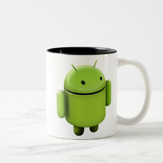 Caneca De Café Em Dois Tons Android taça