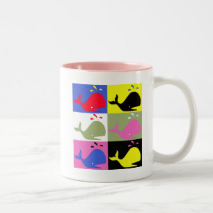 Caneca De Café Em Dois Tons Andy Whale-Hole™_Two-Tone