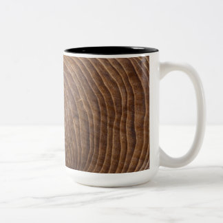 Caneca De Café Em Dois Tons Anéis de árvore