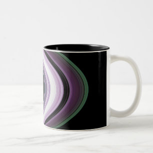 Caneca De Café Em Dois Tons Anéis de Saturno