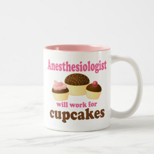 Caneca De Café Em Dois Tons Anesthesiologist engraçado