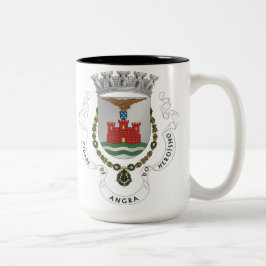 Caneca De Café Em Dois Tons Angra do Heroismo Café Mug