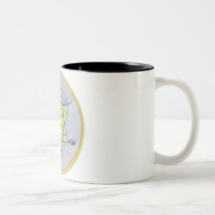 Caneca De Café Em Dois Tons Ani le´Dodi Ve´Dodi Li