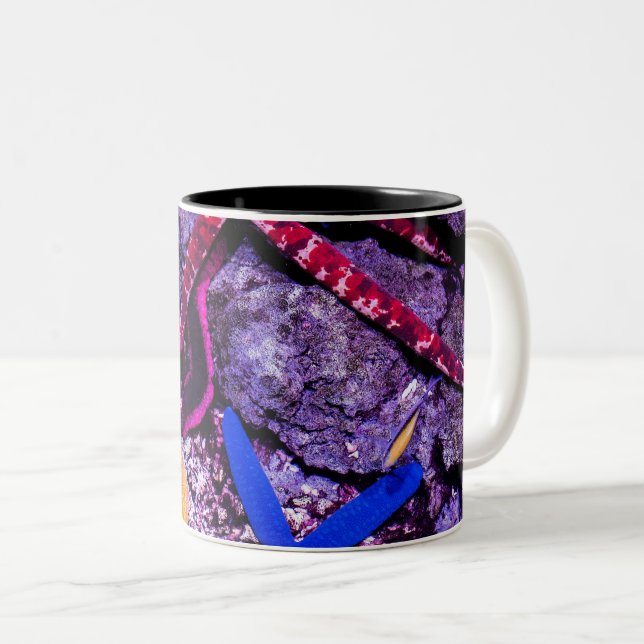 Caneca De Café Em Dois Tons Animais do mar (Frente Esquerda)