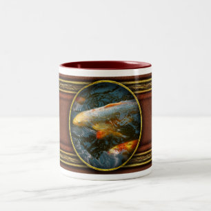 Caneca De Café Em Dois Tons Animais - Peixes - Boa sorte para Bestow