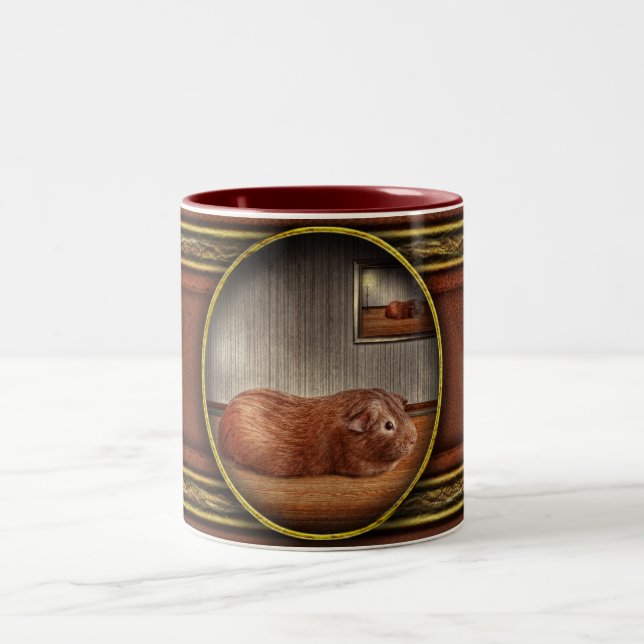 Caneca De Café Em Dois Tons Animal - A cobaia (Centro)