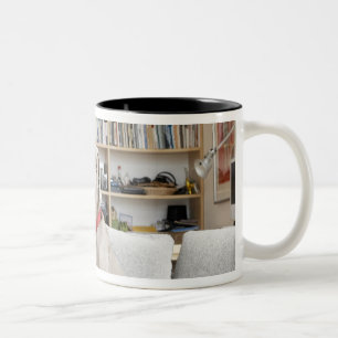 Caneca De Café Em Dois Tons Animal fêmea