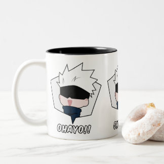 Caneca De Café Em Dois Tons Anime Meme Kawaii 