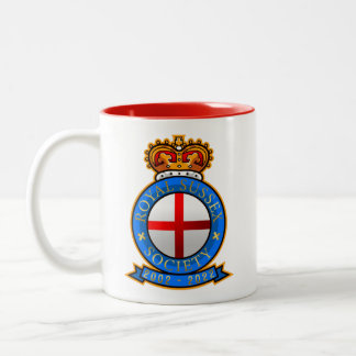 Caneca De Café Em Dois Tons Aniversário do 20 da Royal Sussex Society