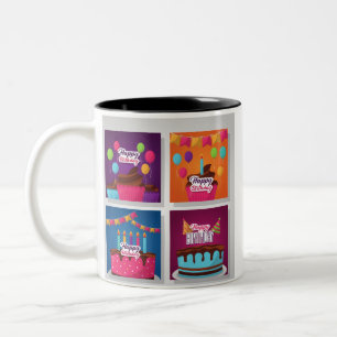 Caneca De Café Em Dois Tons Aniversário - Mug De Café De Duas Toneladas