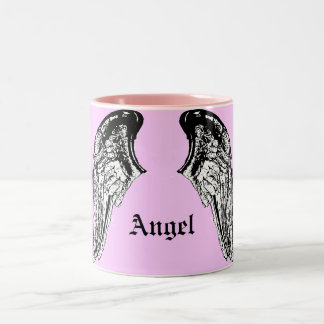 Caneca De Café Em Dois Tons anjo