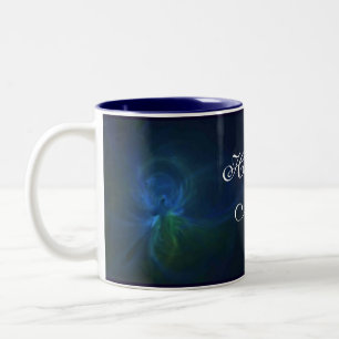 CANECA DE CAFÉ EM DOIS TONS ANJO CELESTIAL
