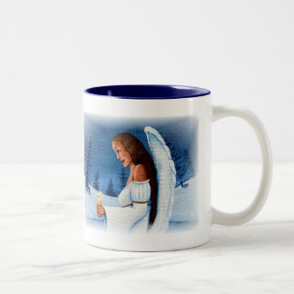 Caneca De Café Em Dois Tons "Anjo da esperança "