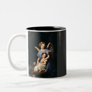 Caneca De Café Em Dois Tons Anjo da guarda por Joseph Karl Stieler