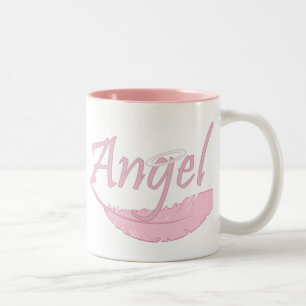 Caneca De Café Em Dois Tons Anjo Rosa