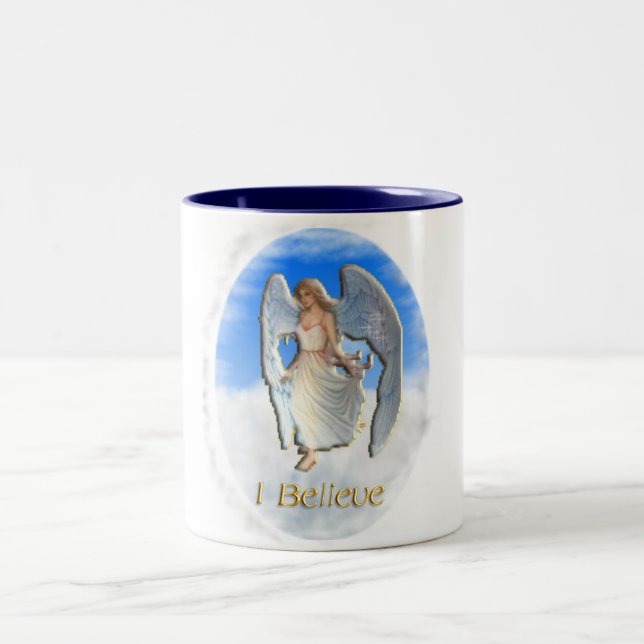 Caneca De Café Em Dois Tons anjos (Centro)