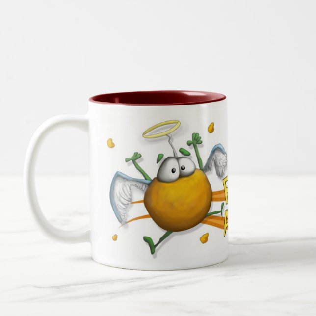 Caneca De Café Em Dois Tons Anjos da batata (Esquerda)