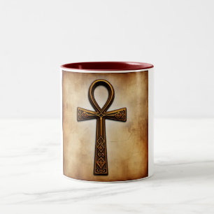 Caneca De Café Em Dois Tons Ankh Mug