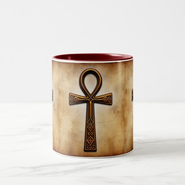 Caneca De Café Em Dois Tons Ankh Mug (Centro)