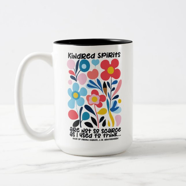 Caneca De Café Em Dois Tons Anne of Green Gables Kindred Spira Coffee Mug (Esquerda)