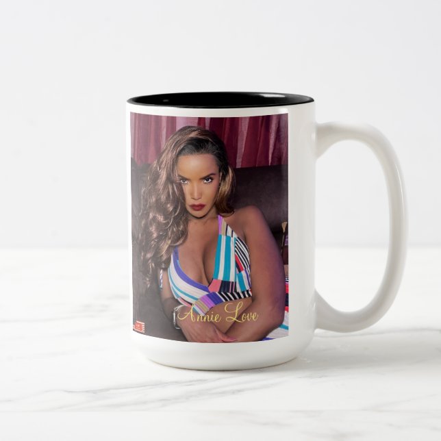 Caneca De Café Em Dois Tons ANNIE LOVE - Mug de dois tons, 15 oz (Direita)