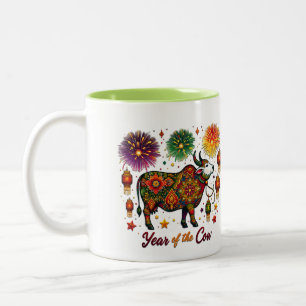 Caneca De Café Em Dois Tons Ano da Coca-Cola