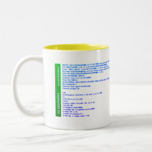 Caneca De Café Em Dois Tons Anomalias do ECG SIP 11oz