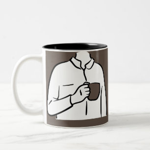 Caneca De Café Em Dois Tons Anonymous Brew Mug - Perfeito para os amantes da c