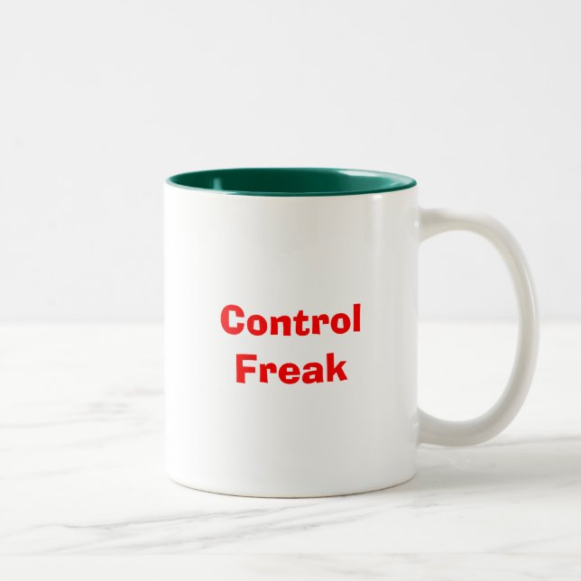 Caneca De Café Em Dois Tons Anormal de controle (Direita)