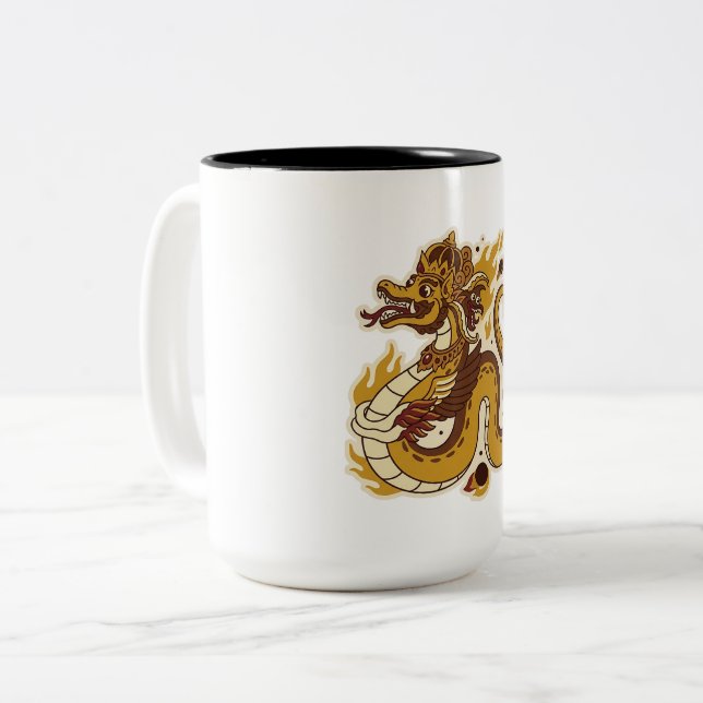 Caneca De Café Em Dois Tons Antaboga (Frente Esquerda)