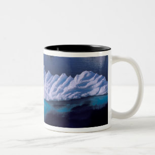 Caneca De Café Em Dois Tons Antártica, Baía do Paraíso. Iceberg em cristal