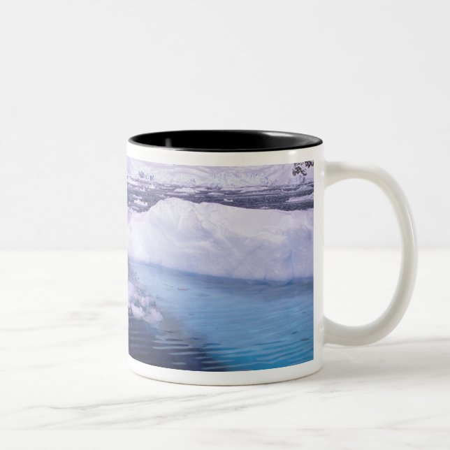 Caneca De Café Em Dois Tons Antártica. Expedição através de fugas (Direita)