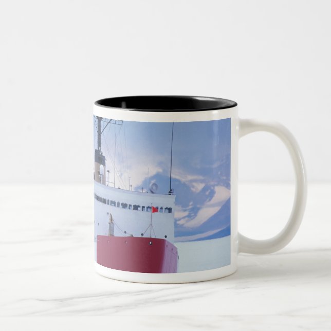 Caneca De Café Em Dois Tons Antártica, Ilha Ross, Estação McMurdo, USCG (Direita)