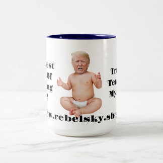 Caneca De Café Em Dois Tons Anti-Trump Mug