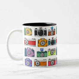 Caneca De Café Em Dois Tons Antiga história