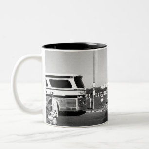 Caneca De Café Em Dois Tons Antigo EUA Washington O Capitólio