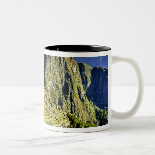 Caneca De Café Em Dois Tons Antigo Machu Picchu, último refúgio do (Direita)