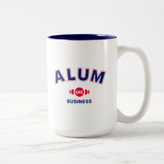 Caneca De Café Em Dois Tons Antigos Alunos de Negócios da UIC