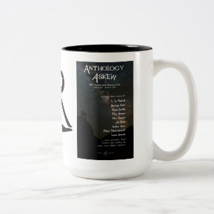 Caneca De Café Em Dois Tons Antologia obliquamente 1,1
