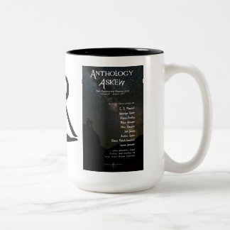 Caneca De Café Em Dois Tons Antologia obliquamente 1,1
