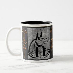Caneca De Café Em Dois Tons Anubis Mug