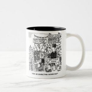 Caneca De Café Em Dois Tons Ao redor do mundo - Engraçado