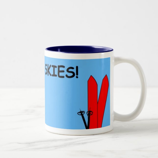Caneca De Café Em Dois Tons Aos céus! (Direita)