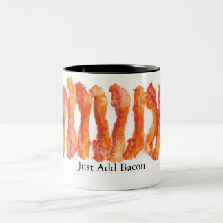 Caneca De Café Em Dois Tons Apenas adicione o bacon