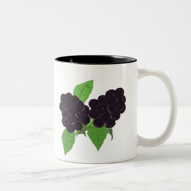 Caneca De Café Em Dois Tons Apenas Amoras (Direita)