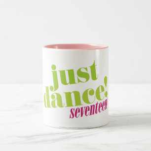 Caneca De Café Em Dois Tons Apenas dança - verde