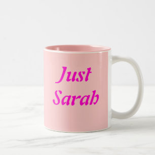 Caneca De Café Em Dois Tons Apenas Sarah