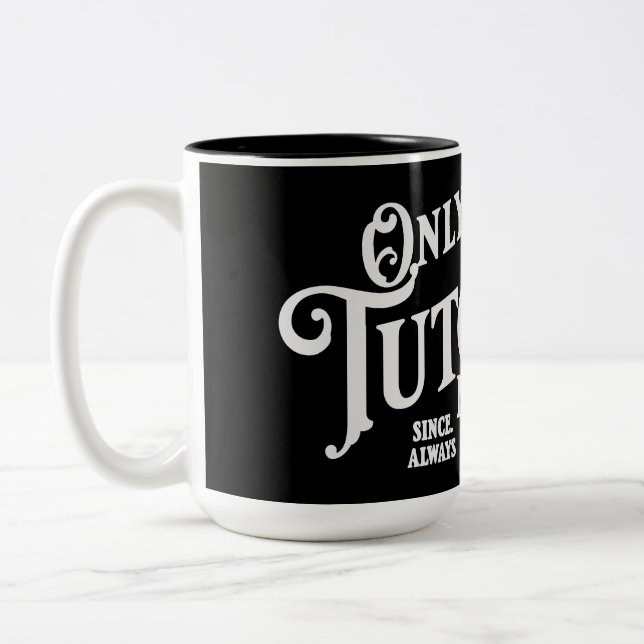 Caneca De Café Em Dois Tons Apenas tutoriais, sem prática (Esquerda)